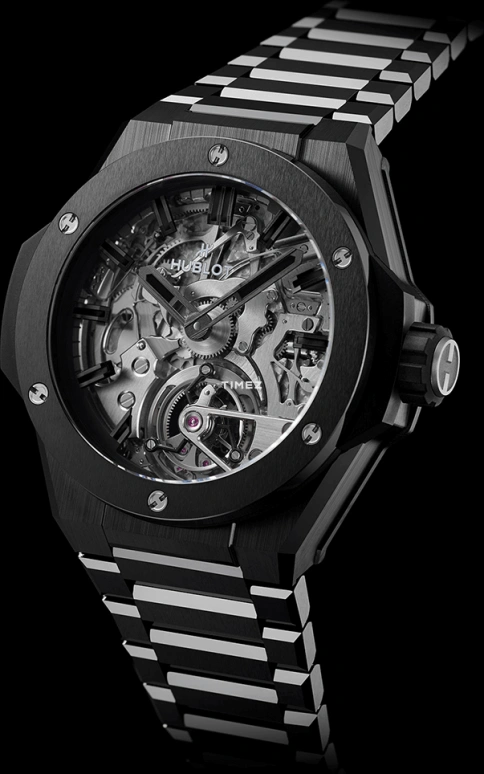 Hublot,Big Bang 43mm,43mm,Ceramic,Black,Handwound,Tourbillon,Minute Repeater,458,458.CX.1170.CX.YOS