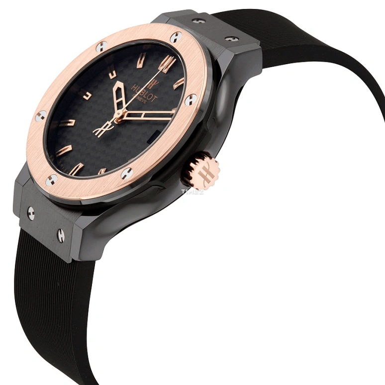 Hublot,Classic Fusion 38mm,38mm,Ceramic,Black,Quartz,Day,Sapphire,Crystal Glass,561,561.CO.1780.RX