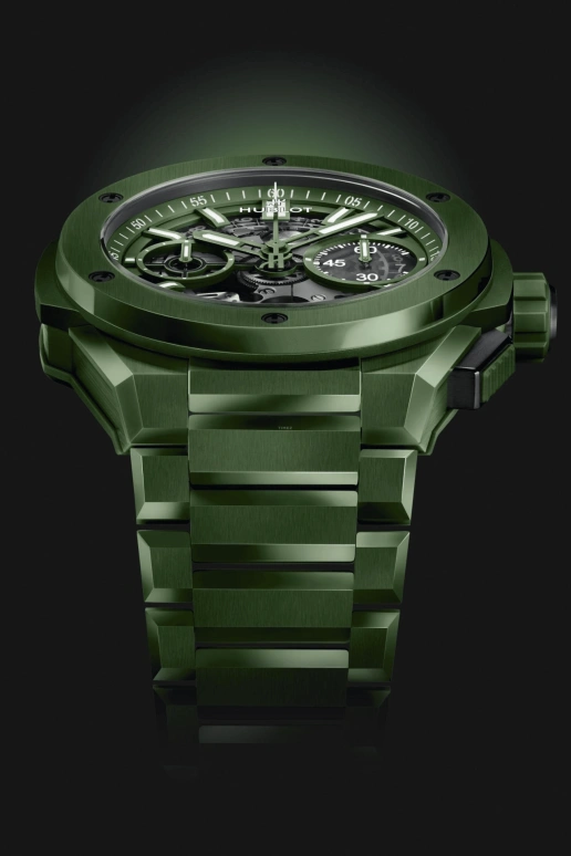 Hublot,Big Bang 42mm,42mm,Ceramic,Green,Automatic,72hours,In-house Caliber,Novak Djokovic,451,451.GX.5220.GX
