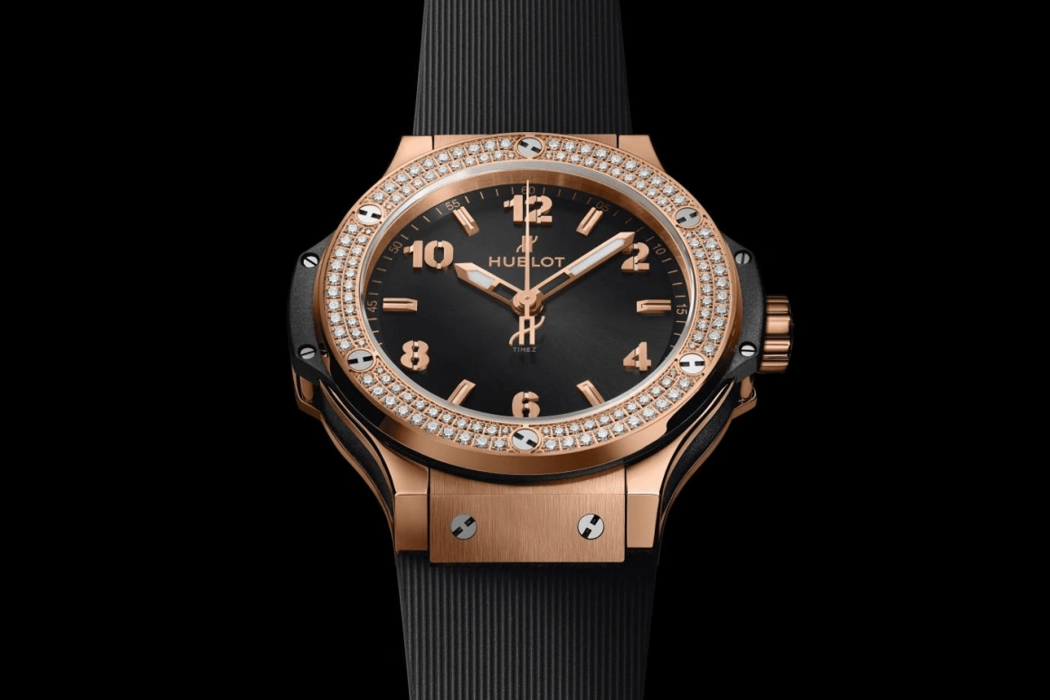 Hublot,Big Bang 38mm,38mm,Red Gold,Luminous,White,Black,Quartz,In-house Caliber,Sapphire,361,361.PX.1280.RX.1104