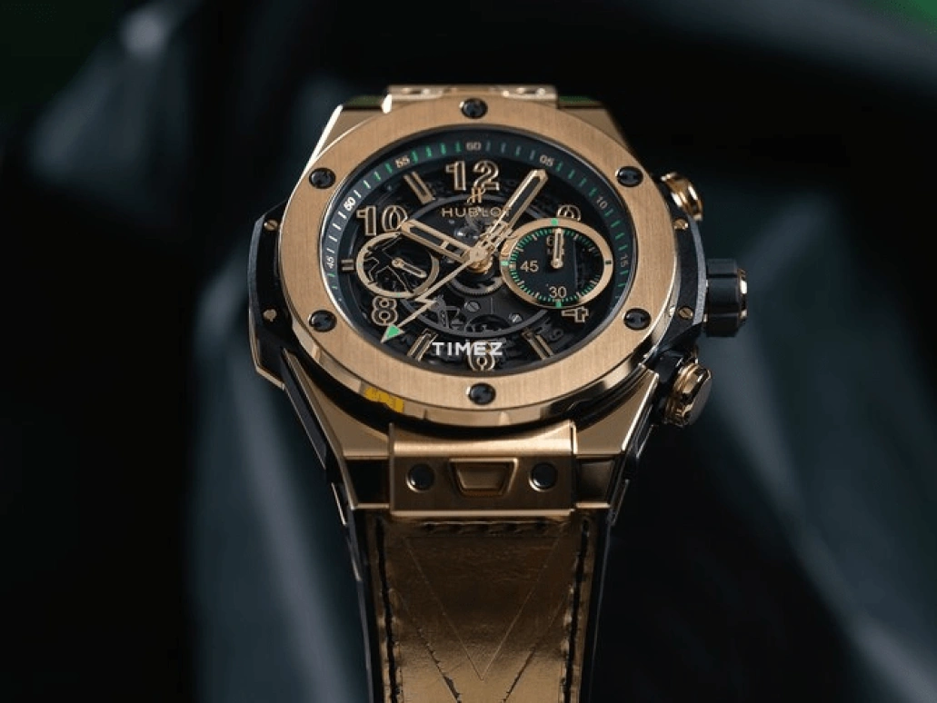 Hublot,Big Bang 45mm,45mm,Yellow Gold,Grey,Automatic,Chronograph,72hours,411,411.VS.1189.VR.USB16