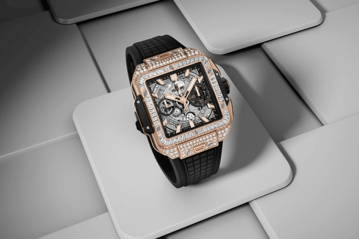 Hublot,Square Bang 42mm,42mm,KING GOLD,Skeleton,Chronograph,Day,Flyback,821,821.OX.0180.RX.0904
