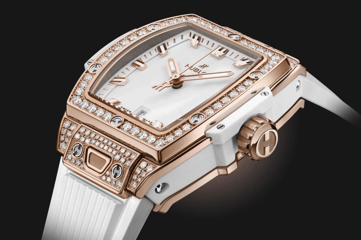 Hublot,Spirit of Big Bang 32mm,32mm,KING GOLD,White,Day,Sapphire,Rectangular,682,682.OE.2080.RW.1604