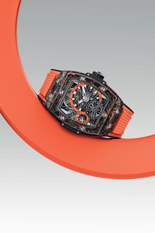 Hublot,Spirit of Big Bang 42mm,42mm,Carbon,Skeleton,Handwound,Power Reserve Indicator,Tourbillon,645,645.QO.4710.RX