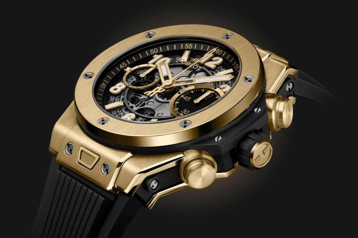 Hublot,Big Bang 42mm,42mm,Yellow Gold,Black,Automatic,72hours,In-house Caliber,441,441.VX.1131.RX