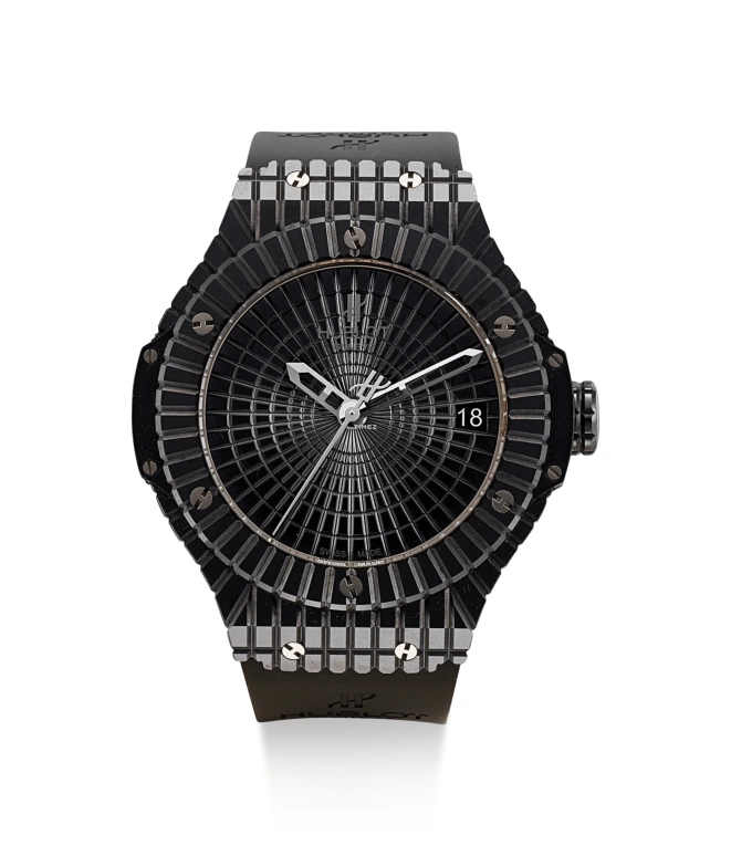 Hublot,Big Bang 41mm,41mm,Ceramic,Black,Automatic,Day,Sapphire,Crystal Glass,346,346.CX.1800.BR