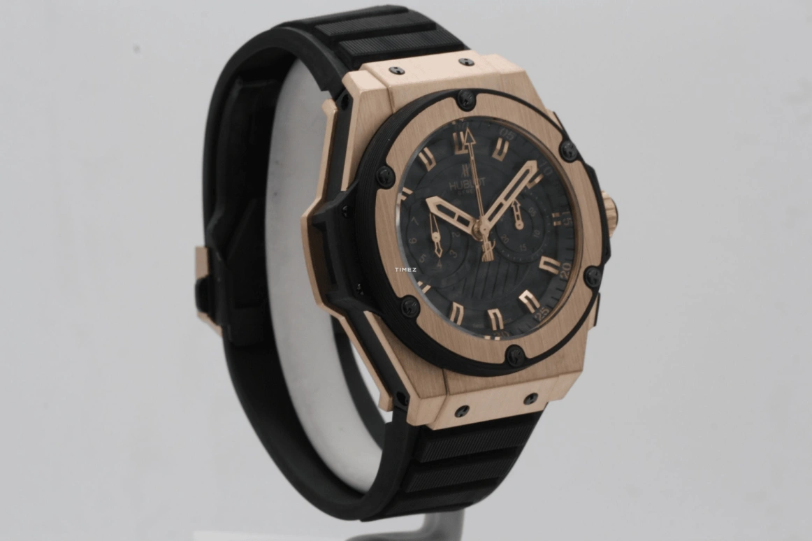 Hublot,Big Bang 48mm,48mm,Titanium,Titanium Gold,Black,Automatic,Chronograph,Sapphire,Crystal Glass,715,715.PX.1128.RX
