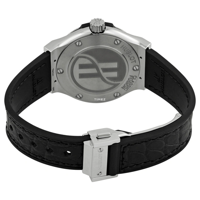 Hublot,Classic Fusion 33mm,33mm,Stainless Steel,Black,Quartz,Day,Sapphire,Crystal Glass,581,581.NX.1171.LR