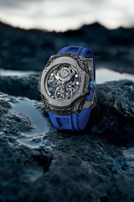 Hublot,Big Bang 44mm,44mm,Titanium,Carbon,Grey,Automatic,Tourbillon,72hours,428,428.NQ.0100.RX.SRA24