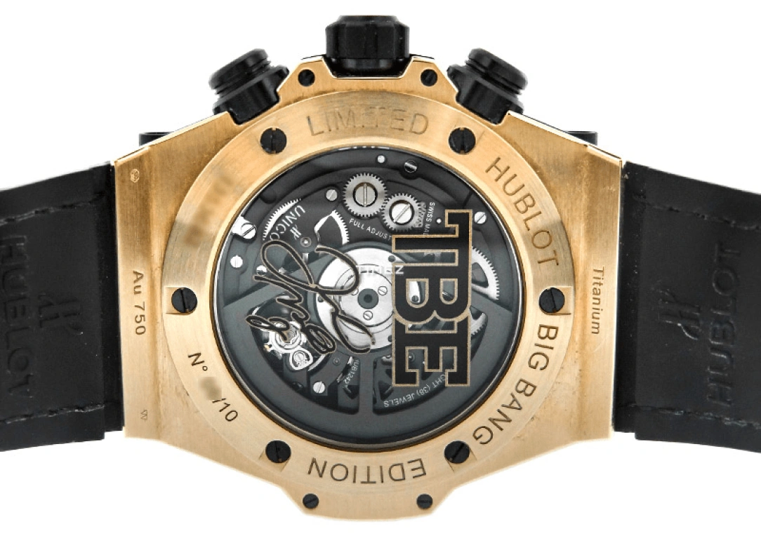 Hublot,Big Bang 45mm,45mm,Yellow Gold,Black,Automatic,Chronograph,Flyback,Retrograde,411,411.VX.1180.PR.0904.TMT18