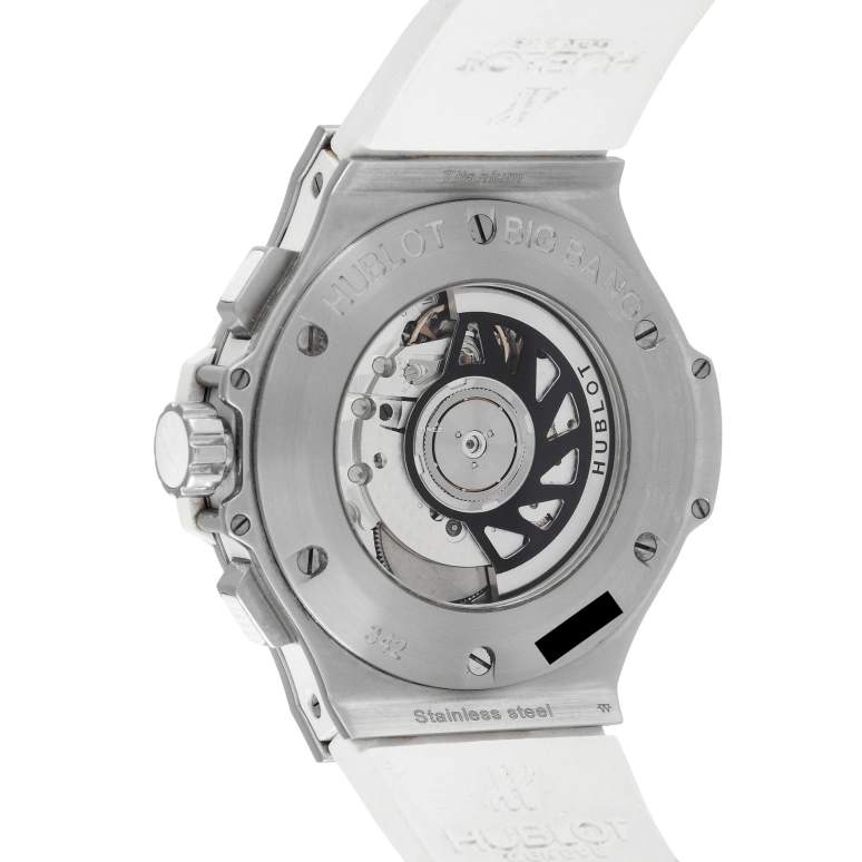 Hublot,Big Bang 41mm,41mm,Stainless Steel,White,Automatic,Chronograph,Day,341,341.SE.2314.LS.194