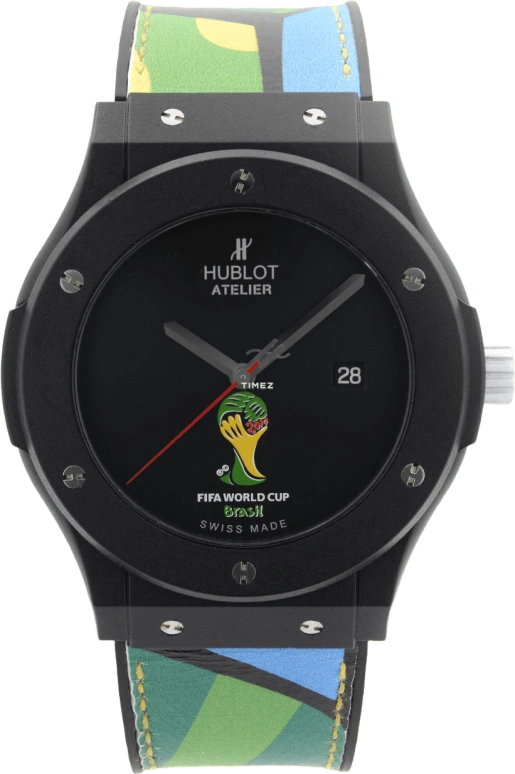 Hublot,Big Bang 45mm,45mm,Plastic,Black,Quartz,Day,Sapphire,Crystal Glass,500,500.XI.1100.VR.FIF14