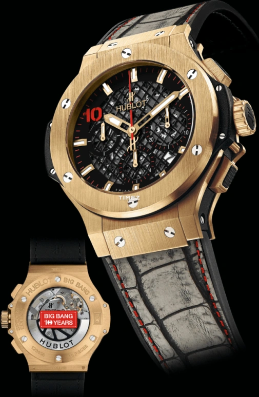 Hublot,Big Bang 44mm,44mm,Yellow Gold,Coffee,Brown,Automatic,Chronograph,Day,311,311.VX.1123.GR.SLE15