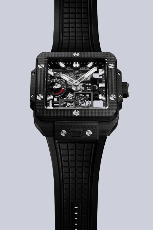 Hublot,Big Bang 42x42mm,42x42mm,Carbon,See-through,Automatic,Power Reserve Indicator,Tourbillon,805,805.QD.0170.RX