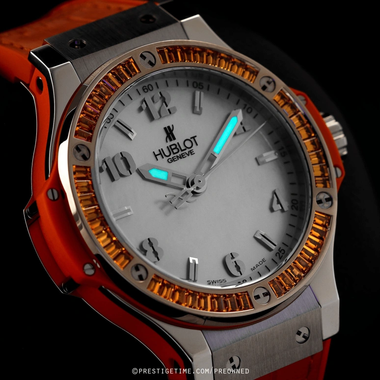 Hublot,Big Bang 38mm,38mm,Stainless Steel,White,Quartz,In-house Caliber,Sapphire,Crystal Glass,361,361.SO.6010.LR.1906