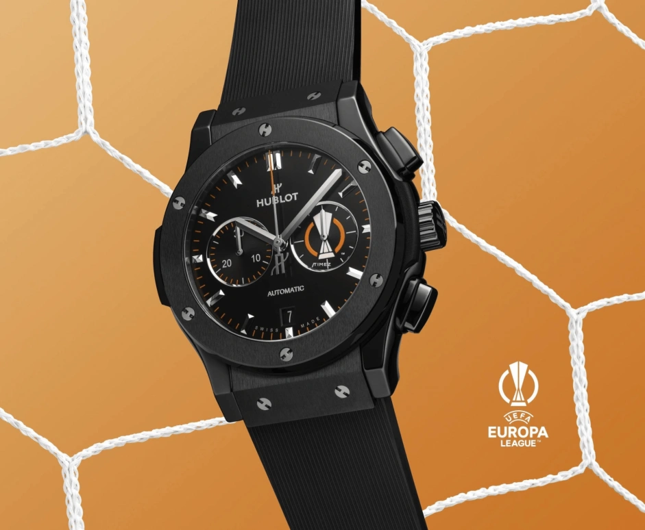 Hublot,Classic Fusion 42mm,42mm,Ceramic,Black,Automatic,Chronograph,Sapphire,541,541.CM.1479.RX.UEL23