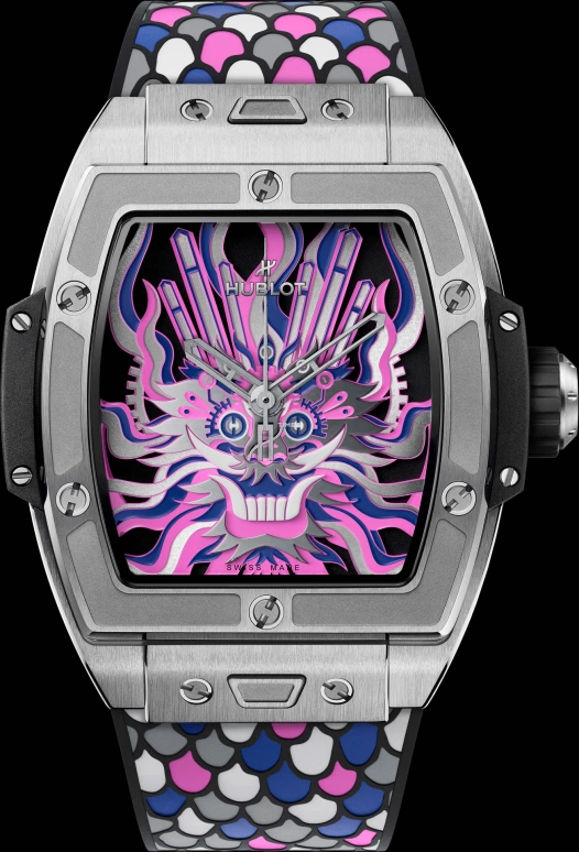 Hublot,Spirit of Big Bang 42mm,42mm,Titanium,Purple,Automatic,50hours,In-house Caliber,646,646.NX.6600.RX.CHF24