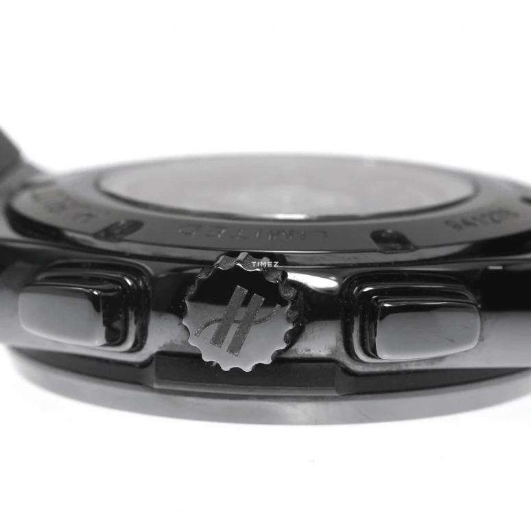 Hublot,Classic Fusion 45mm,45mm,Ceramic,Black,Automatic,Chronograph,Day,521,521.CM.1110.LR