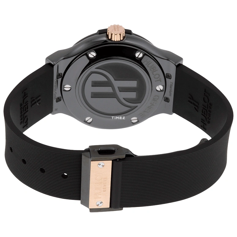 Hublot,Classic Fusion 38mm,38mm,Ceramic,Black,Quartz,Day,Sapphire,Crystal Glass,561,561.CO.1780.RX