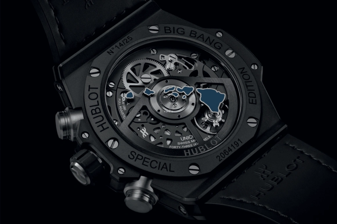 Hublot,Big Bang 42mm,42mm,Ceramic,Blue,Skeleton,Automatic,Chronograph,Day,441,441.CL.0197.VR.HAW24