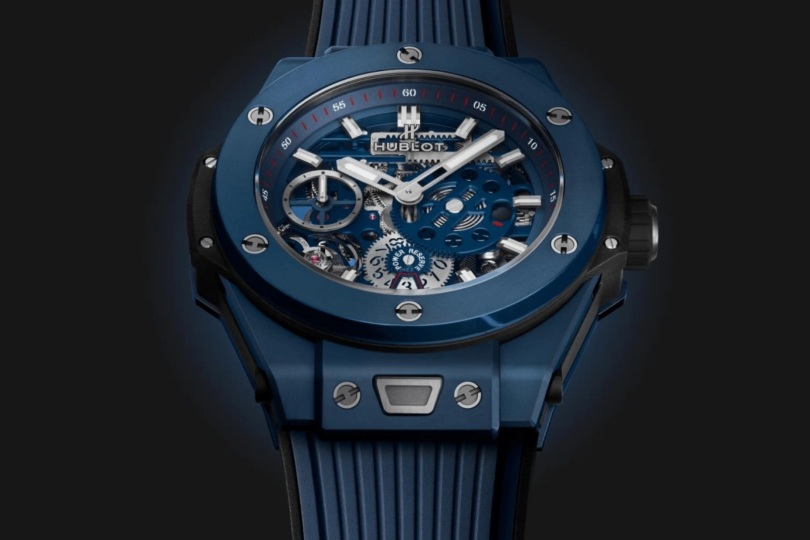 Hublot,Big Bang 45mm,45mm,Ceramic,Blue,Handwound,240hours,In-house Caliber,Novak Djokovic,414,414.EX.5123.RX