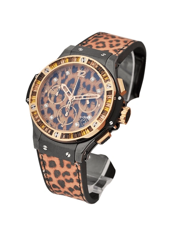 Hublot,Big Bang 41mm,41mm,Rose Gold,Ceramic,Brown,Yellow,Automatic,Chronograph,Day,341,341.CP.7610.NR.1976