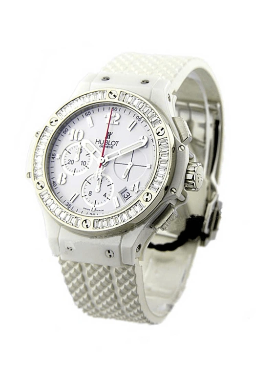 Hublot,Big Bang 41mm,41mm,Ceramic,White,Automatic,Chronograph,Day,341,341.CW.230.RW.194