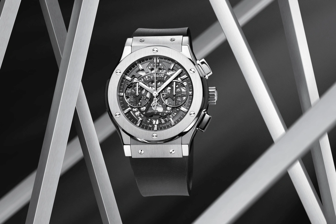 Hublot,Classic Fusion 45mm,45mm,Titanium Gold,Skeleton,Black,Automatic,Sapphire,Round,525,525.NX.0170.RX