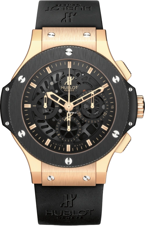 Hublot,Big Bang 44mm,44mm,Rose Gold,Black,Skeleton,Sapphire,Crystal Glass,310,310.PM.1180.RX