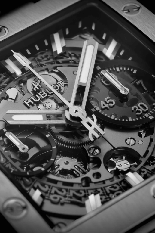 Hublot,Square Bang 42mm,42mm,Titanium Gold,Automatic,72hours,In-house Caliber,821,821.NX.0170.RX