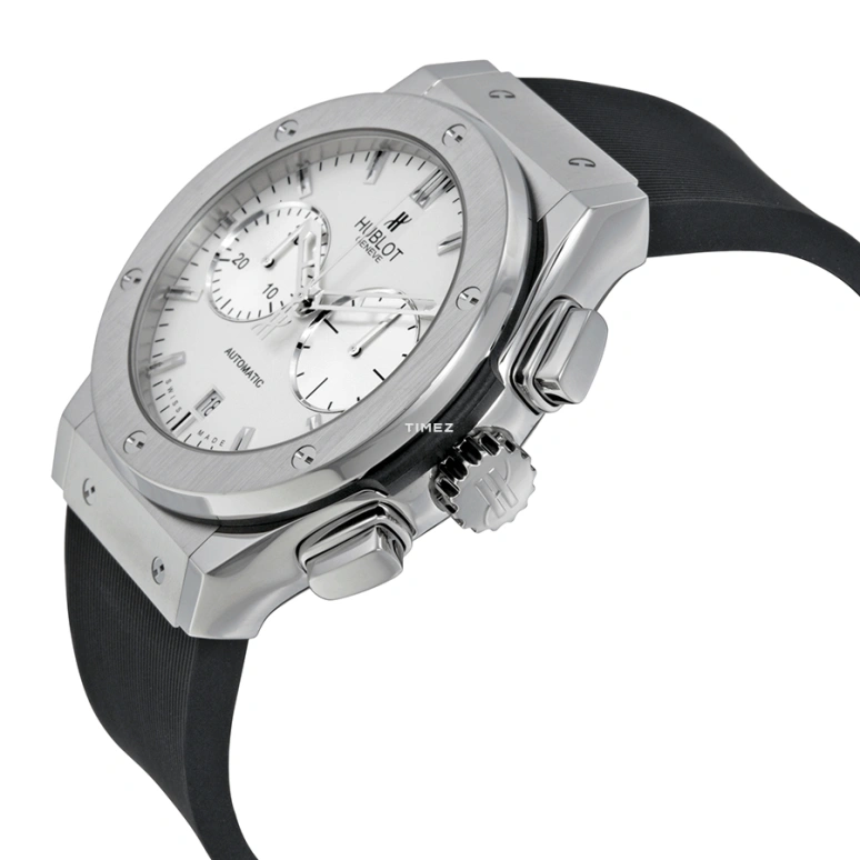 Hublot,Classic Fusion 45mm,45mm,Titanium,Titanium Gold,White,Automatic,Chronograph,Day,521,521.NX.2610.RX