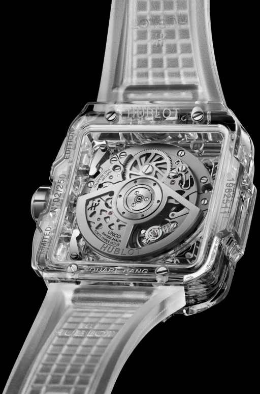 Hublot,Square Bang 42mm,42mm,Sapphire,Skeleton,Chronograph,Day,Flyback,Kylian Mbappé,821,821.JX.0120.RT