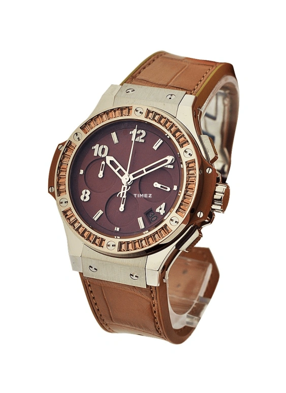 Hublot,Big Bang 41mm,41mm,Stainless Steel,Coffee,Automatic,Chronograph,Day,342,342.SA.5390.LR.1918