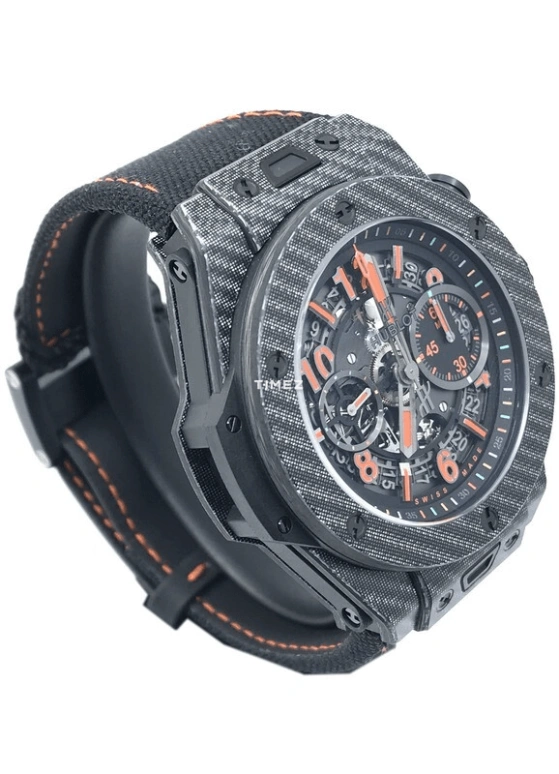 Hublot,Big Bang 45mm,45mm,Carbon,Black,Skeleton,Automatic,Chronograph,Day,411,411.YT.1199.NR.BBE18