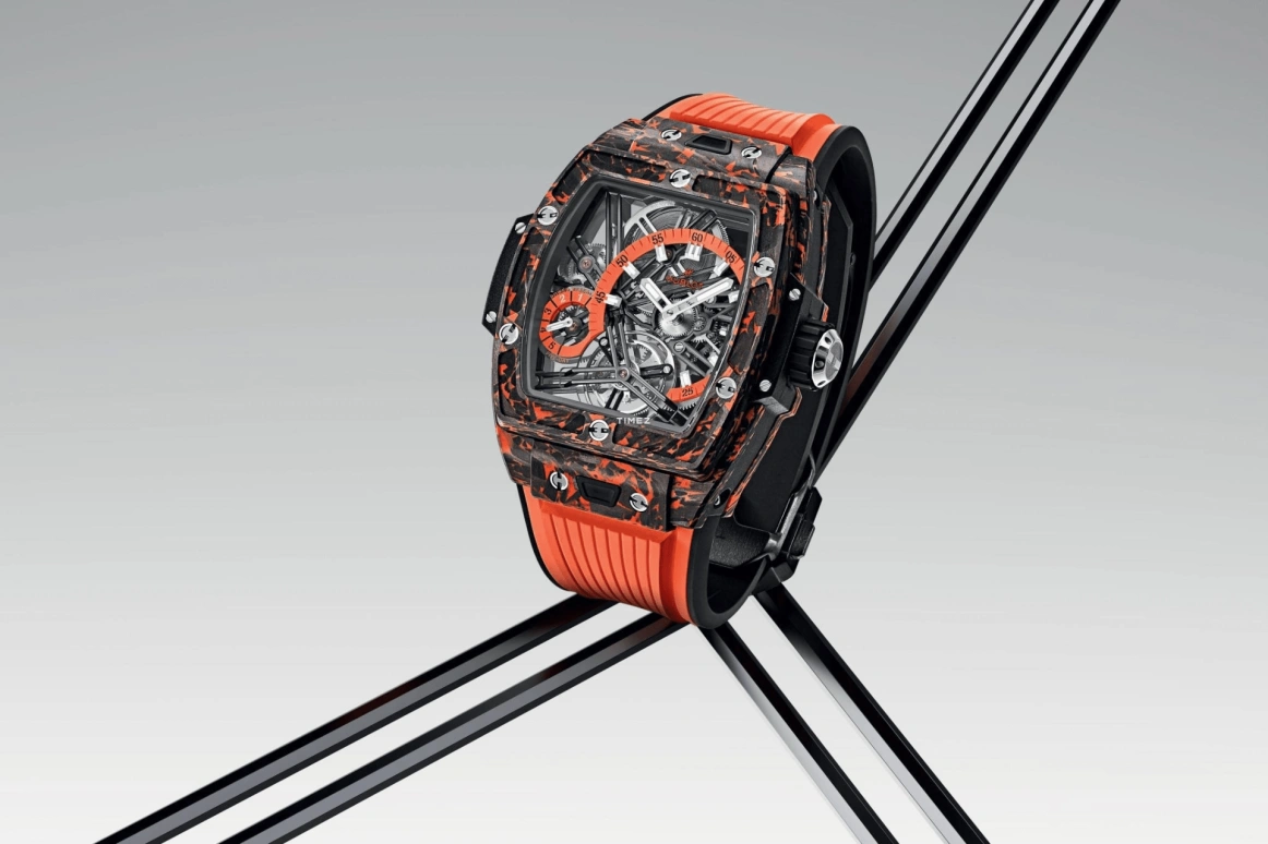 Hublot,Spirit of Big Bang 42mm,42mm,Carbon,Skeleton,Handwound,Power Reserve Indicator,Tourbillon,645,645.QO.4710.RX