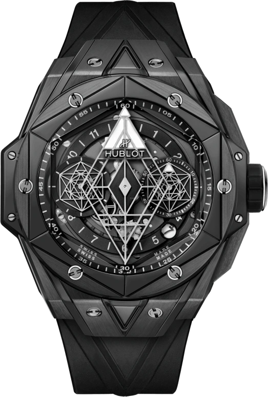 Hublot,Big Bang 45mm,45mm,Ceramic,Black,Grey,Automatic,Chronograph,Day,Flyback,418,418.CX.1107.RX.MXM22