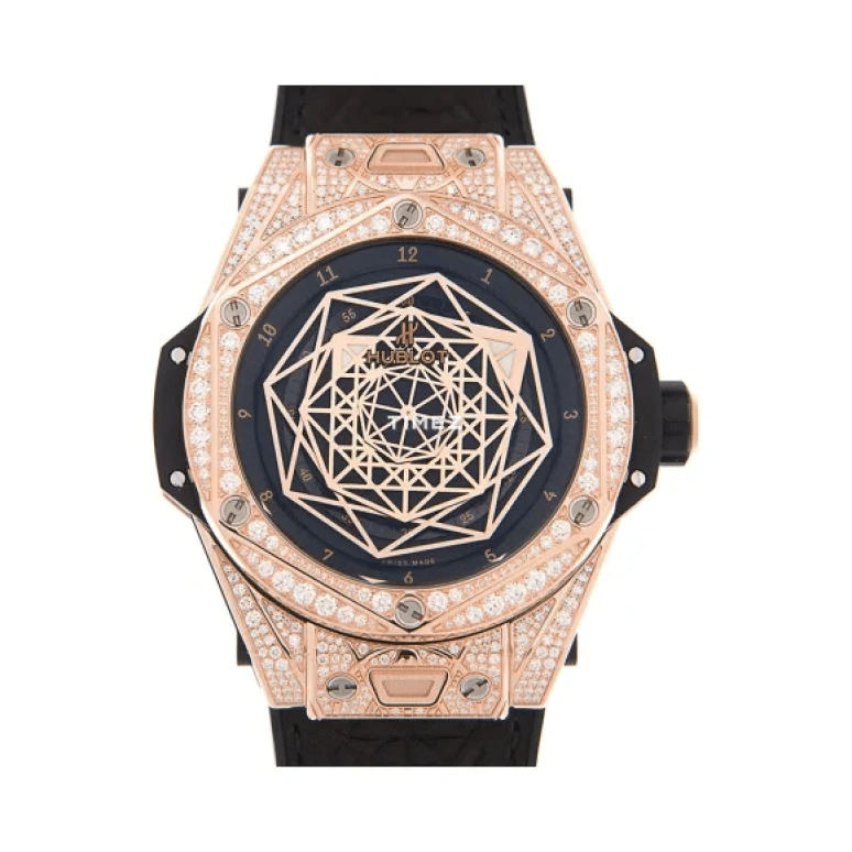 Hublot,Big Bang 45mm,45mm,Rose Gold,Black,Automatic,Sapphire,Crystal Glass,Round,415,415.OX.1118.VR.1704.MXM17