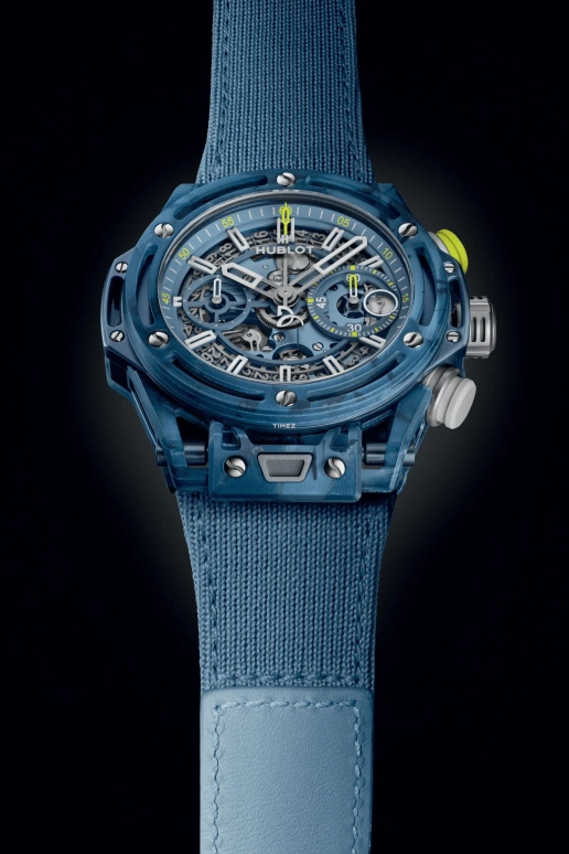 Hublot,Big Bang 42mm,42mm,Composite,Blue,Automatic,Chronograph,Day,Novak Djokovic,441,441.QKB.5120.NR.DJO24