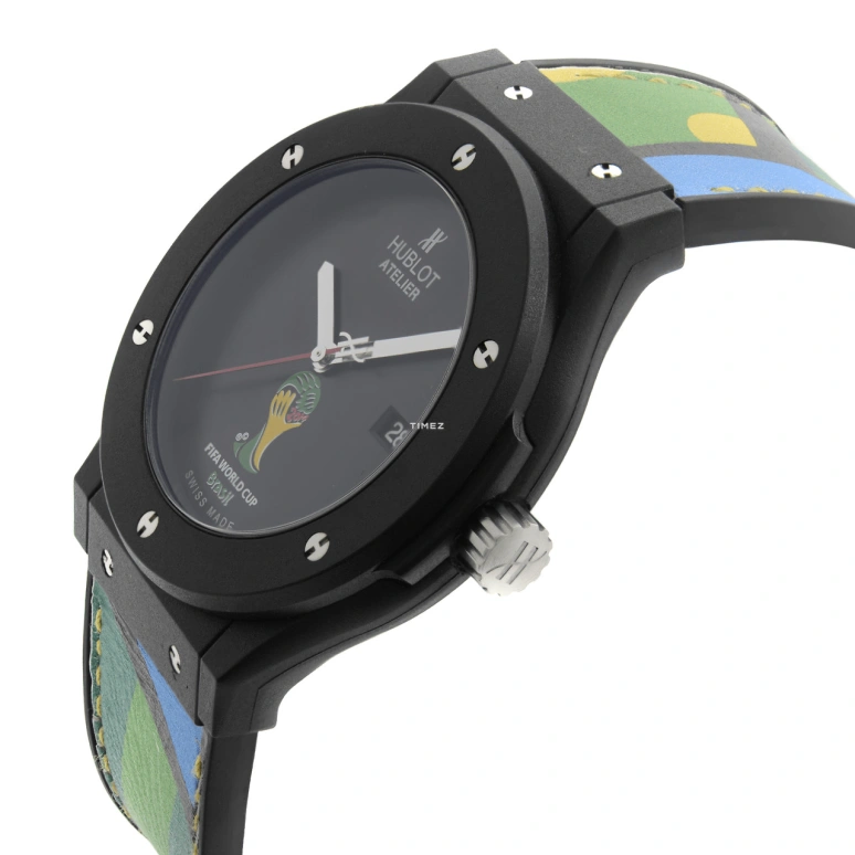 Hublot,Big Bang 45mm,45mm,Plastic,Black,Quartz,Day,Sapphire,Crystal Glass,500,500.XI.1100.VR.FIF14