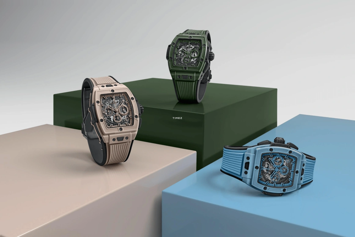 Hublot,Spirit of Big Bang 42mm,42mm,Ceramic,Green,Skeleton,Automatic,Chronograph,Day,642,642.GX.5210.RX