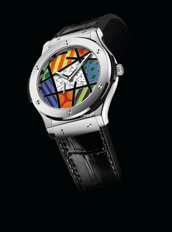 Hublot,Classic Fusion 45mm,45mm,Platinum,Titanium Gold,Multi-Color,In-house Caliber,Sapphire,Round,515,515.TS.0910.LR
