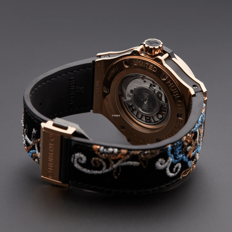 Hublot,Big Bang 41mm,41mm,Rose Gold,Blue,Multi-Color,Automatic,42hours,In-house Caliber,343,343.PS.6599.NR.1201