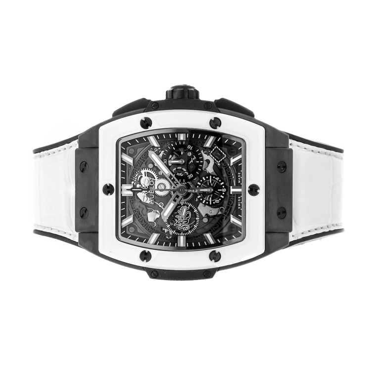 Hublot,Other 48mm,48mm,Ceramic,Black,Skeleton,Automatic,Chronograph,Day,641,641.CI.0112.VR.EWC17