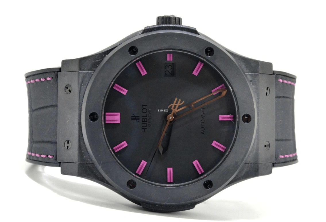 Hublot,Classic Fusion 45mm,45mm,Ceramic,Black,Automatic,Day,42hours,511,511.CM.1110.GR.HCM11
