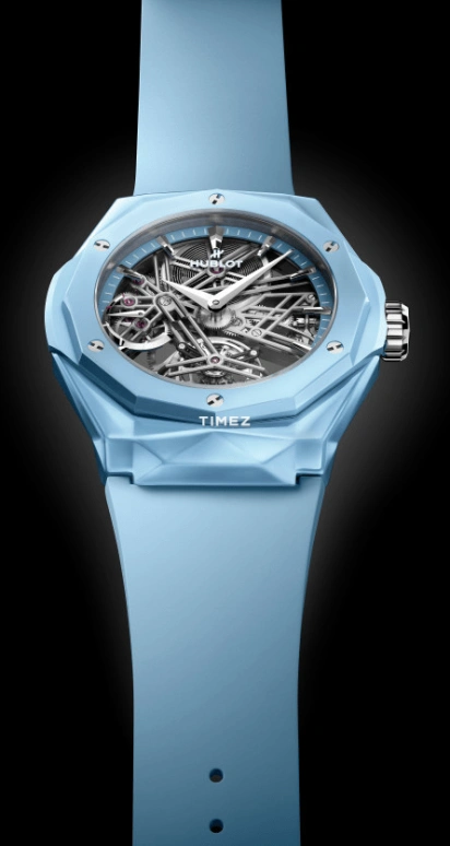 Hublot,Classic Fusion 45mm,45mm,Ceramic,Skeleton,Handwound,Power Reserve Indicator,Tourbillon,505,505.ES.5129.RX.ORL23