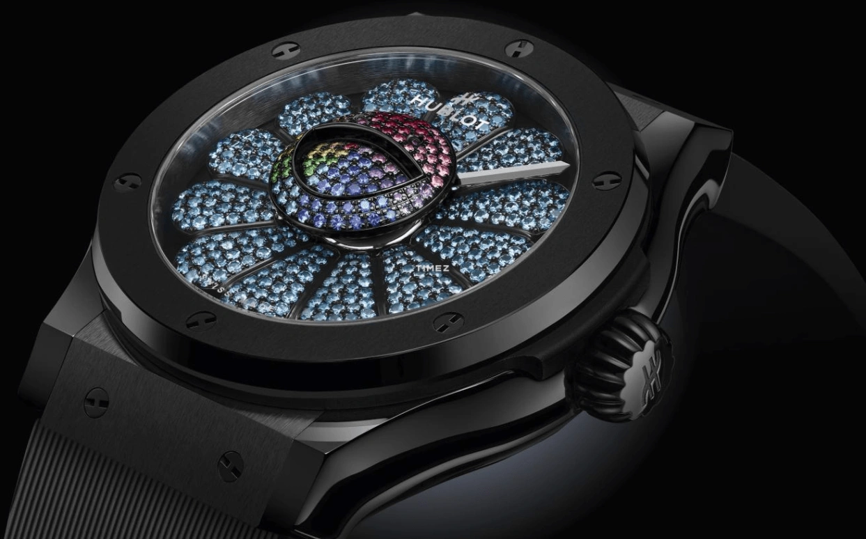 Hublot,Classic Fusion 45mm,45mm,Ceramic,Sky Blue,Multi-Color,Automatic,Sapphire,Round,507,507.CX.9009.RX.TAK23
