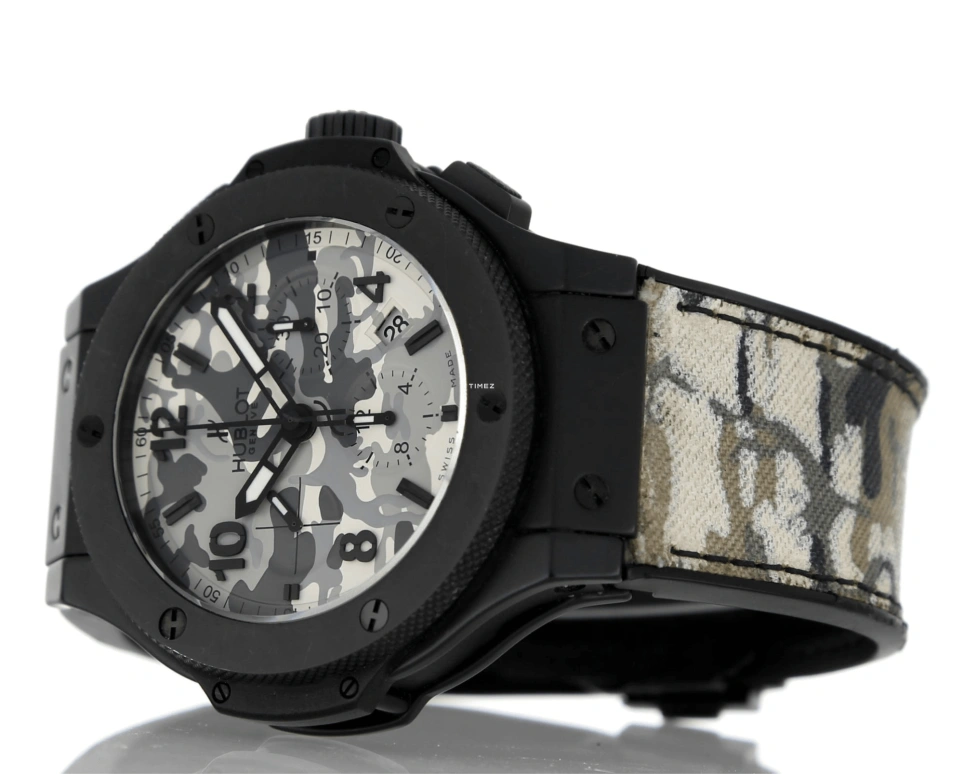 Hublot,Big Bang 44mm,44mm,Ceramic,Titanium Gold,Multi-Color,Automatic,Chronograph,Day,301,301.CI.8810.NR