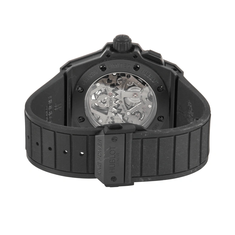 Hublot,Big Bang 48mm,48mm,Ceramic,Skeleton,Black,Handwound,Chronograph,Tourbillon,708,708.CI.0110.RX
