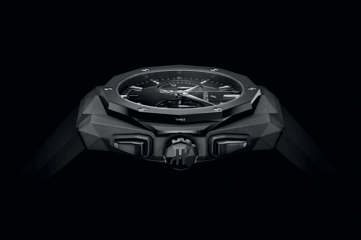 Hublot,Classic Fusion 41mm,41mm,Ceramic,Black,Automatic,Chronograph,Day,549,549.CI.1270.RX.ORL24