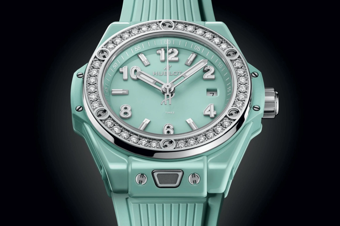 Hublot,Big Bang 33mm,33mm,Ceramic,Green,Automatic,Day,40hours,485,485.GS.5271.RX.1204